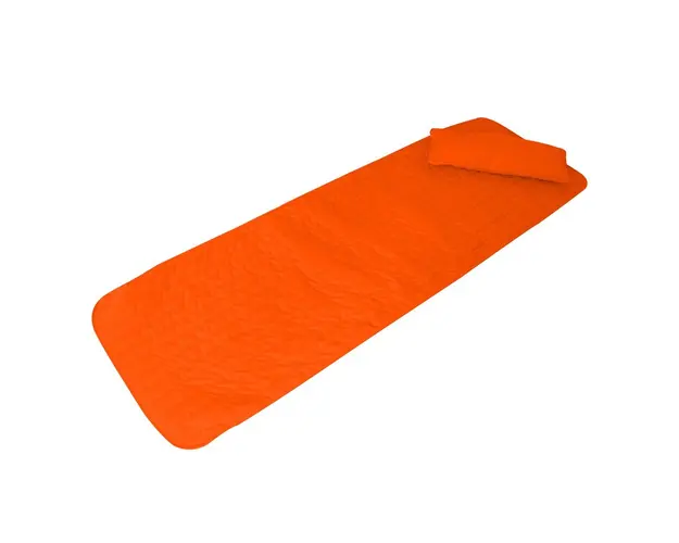 Set saltea si perna pentru sezlong Bedora Summer 60x190 cm, Portocaliu