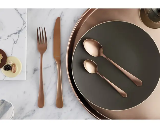 Set tacamuri, 24 piese, Amefa, Austin Copper, inox, cupru