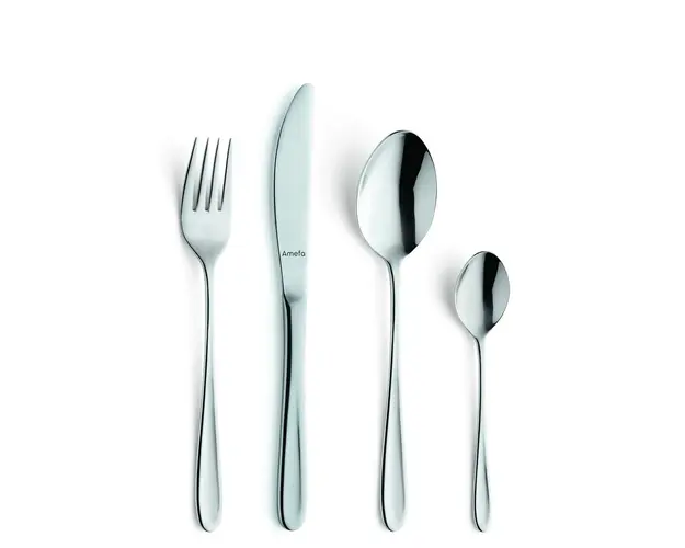 Set tacamuri 24 piese, Amefa, Monaco, inox