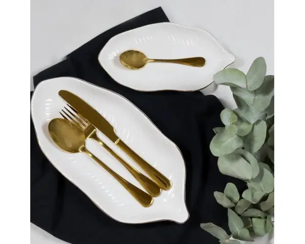 Set tacamuri 24 piese Enna, Ambition, inox, auriu