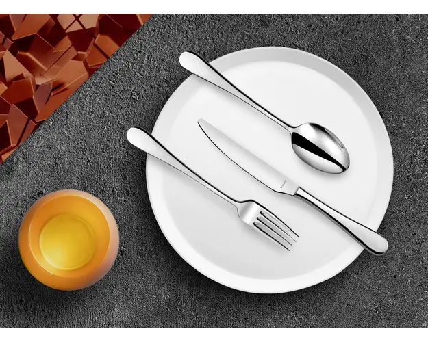Set tacamuri, 24 piese, Venus, inox, argintiu