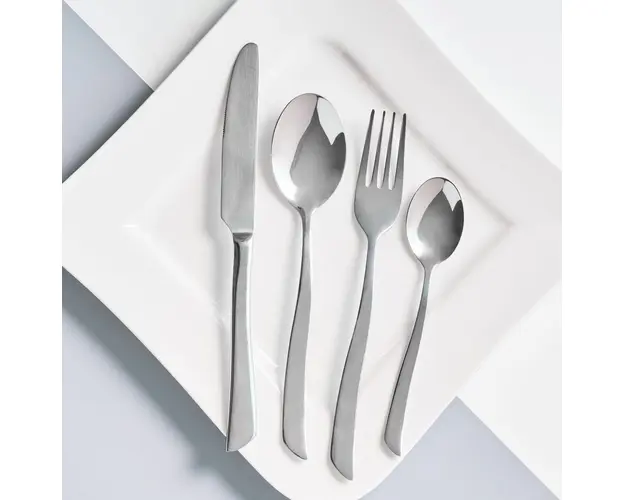 Set tacamuri 24 piese Wave, Ambition, inox