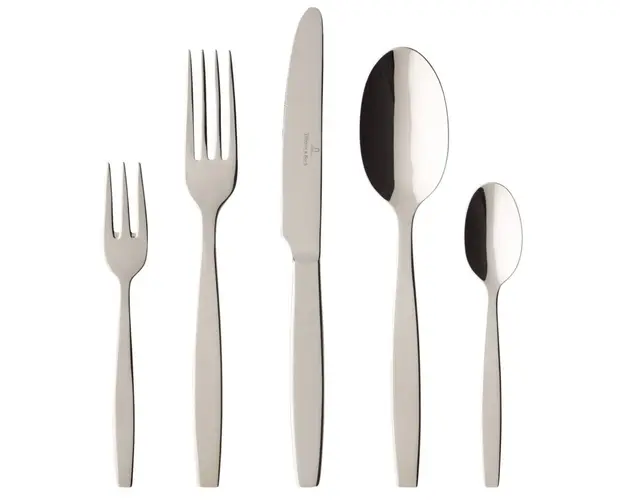 Set tacamuri 30 piese, Villeroy &amp; Boch, Charles Cutlery, inox 18/10