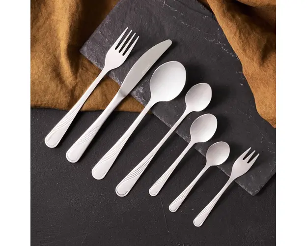 Set tacamuri 72 piese + valiza Napoli, Ambition, inox