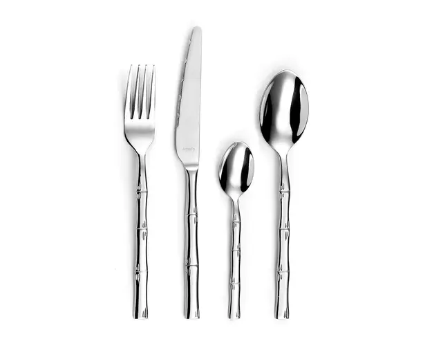 Set tacamuri Amefa, Karma, 24 piese, inox 18/0, argintiu