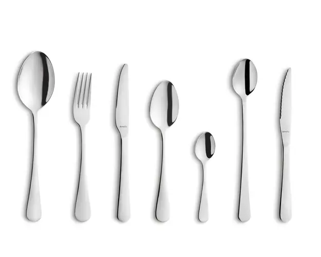 Set tacamuri pentru 6 persoane, 42 piese, Amefa, Rome, inox 18/0