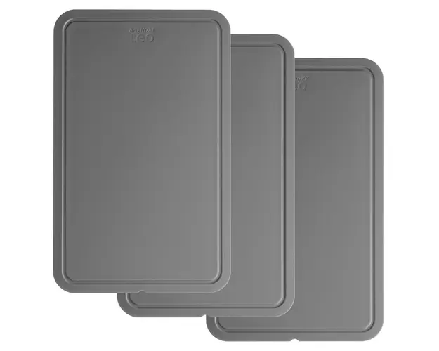 Set tocatoare 3 piese BergHOFF, Leo Legacy, 32 x 20 cm, polipropilena, gri