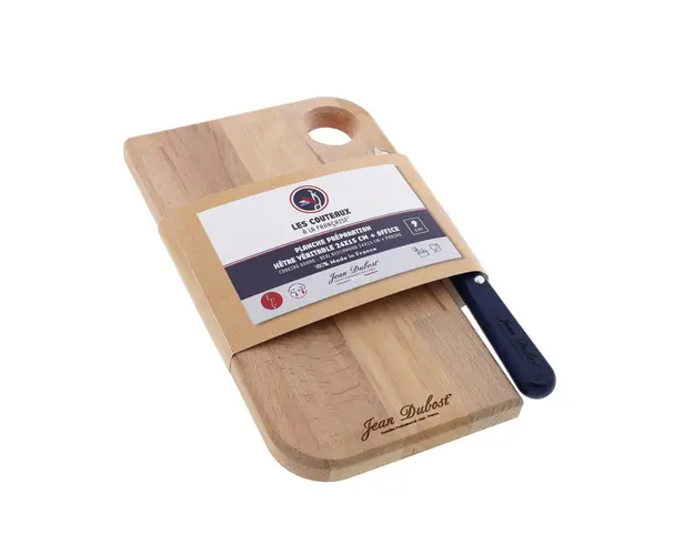 Set tocator si cutit pentru decojit Les Couteaux, Jean Dubost, 24x15 cm, lemn de fag/inox