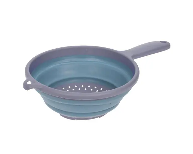 Strecuratoare pliabila, Ø23 cm, plastic, gri