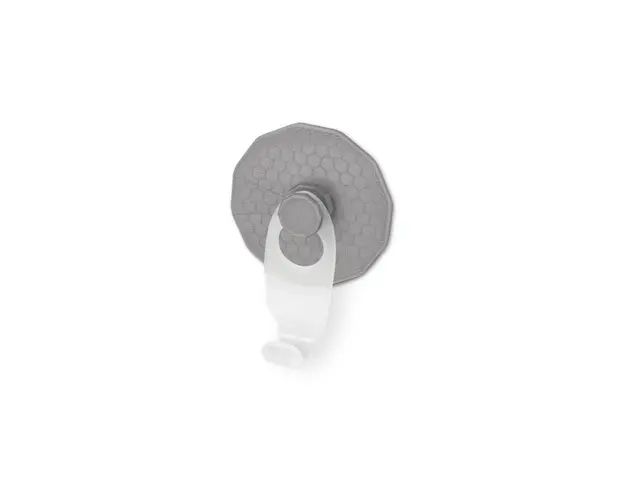 Suport auto-adeziv Artic Frost, Metaltex, 6x9x3 cm, plastic, argintiu