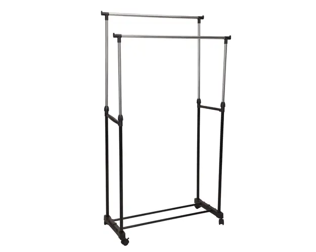 Suport mobil pentru haine, 80x42x90/160, extensibil