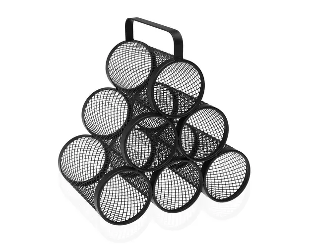 Suport pentru 6 sticle Murphy, Versa, 28x18.5x30 cm, otel