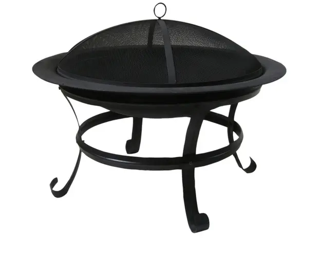 Suport pentru facut focul Dish, Ø75 cm, metal, negru