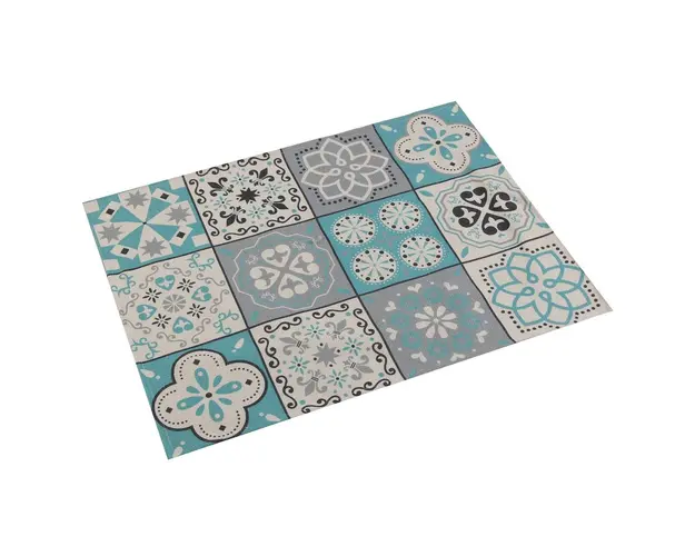 Suport pentru farfurie Mosaic Turquoise, Versa, 36 x 48 cm, poliester