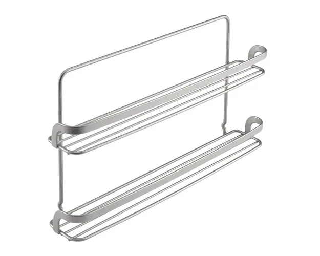 Suport pentru folie aluminiu Eureka!, Metaltex, 20x32.9 cm, metal/ invelis din polytherm, argintiu