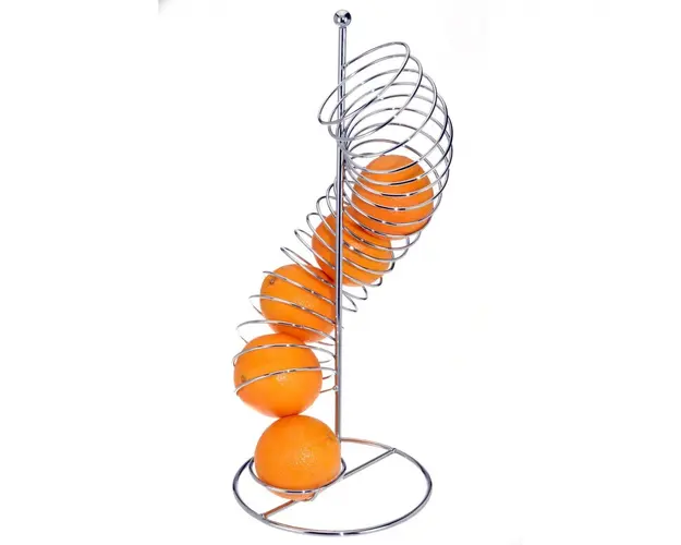 Suport pentru fructe spirala din fier 20x47 cm