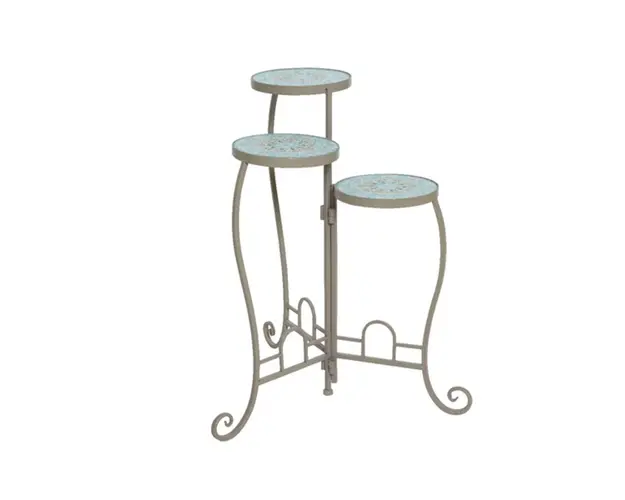 Suport pentru ghivece Blue, Decoris, 20x20x65 cm, fier