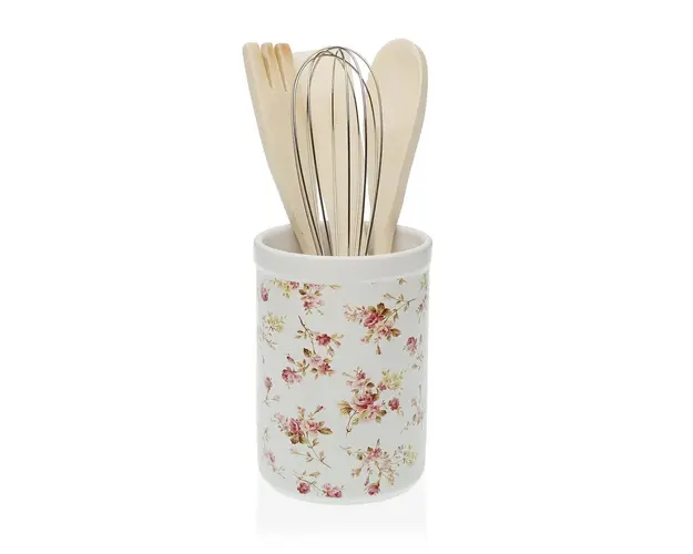 Suport pentru ustensile de bucatarie Maggie, Versa, Ø10x15 cm, ceramica