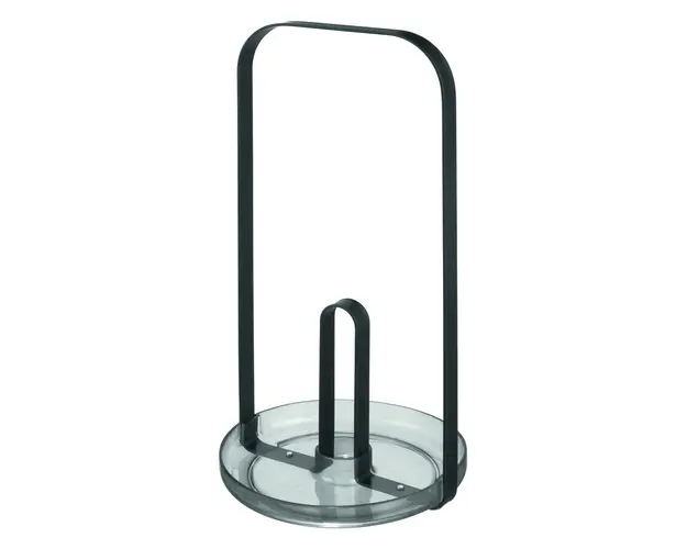 Suport rola servetele Austin, iDesign, 16.5x34 cm, negru mat