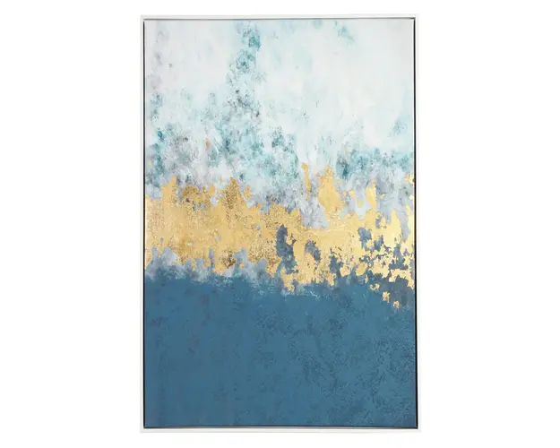 Tablou decorativ Bold 316, Bizzotto, 82.6 x 122.6 cm, canvas pictat si imprimat/foita de aur/MDF
