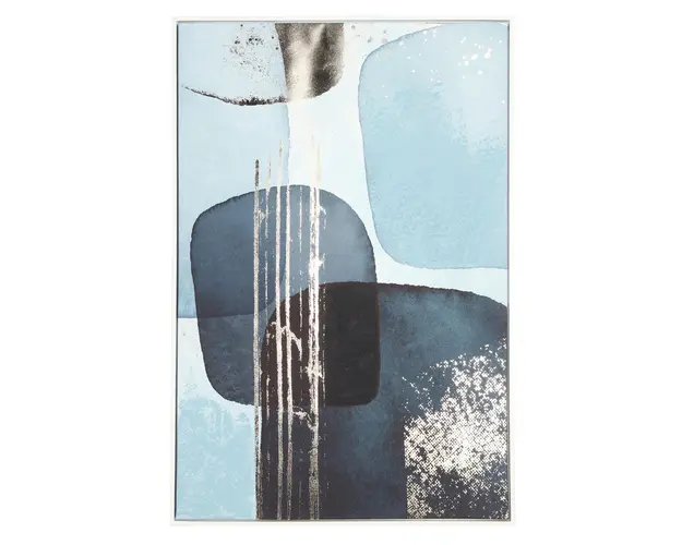 Tablou decorativ Bold 335, Bizzotto, 82.6 x 122.6 cm, canvas pictat si imprimat/foita de aur/MDF