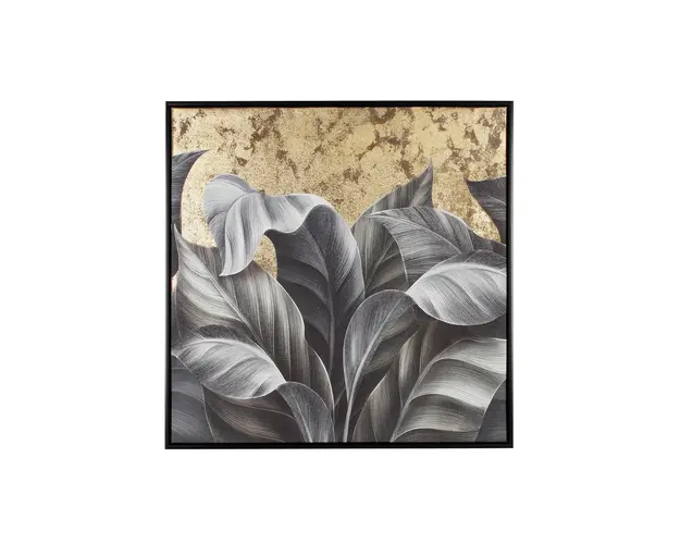 Tablou decorativ Coralie 854, Bizzotto, Ø82.6 cm, canvas pictat si imprimat/MDF