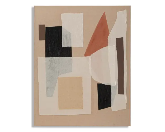 Tablou decorativ, Redy -A, Mauro Ferretti, 80 x 100 cm, canvas imprimat si pictat/lemn de pin, multicolor