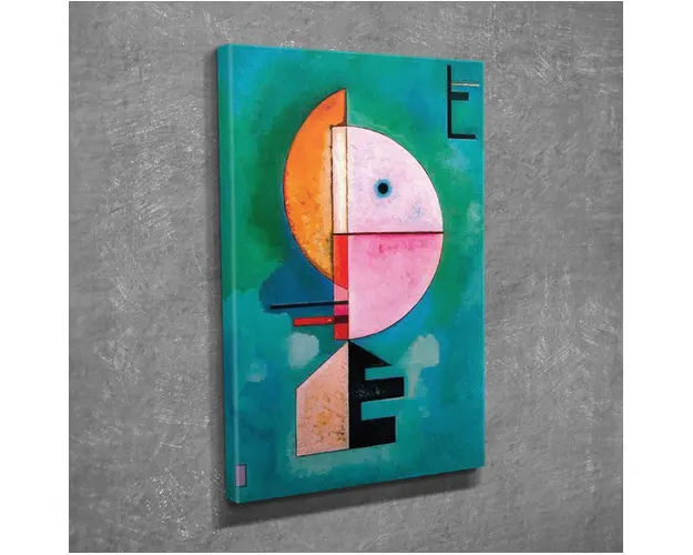 Tablou decorativ, DC277, Canvas, Lemn, Multicolor