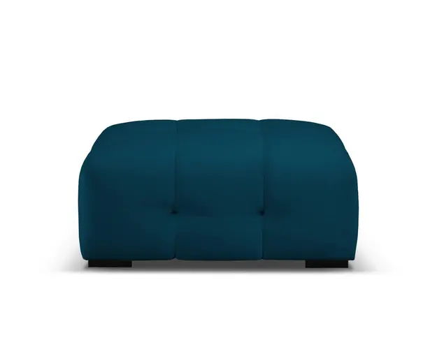 Taburet, Kendal, Micadoni Home, BL, 104x72x45 cm, catifea, albastru navy