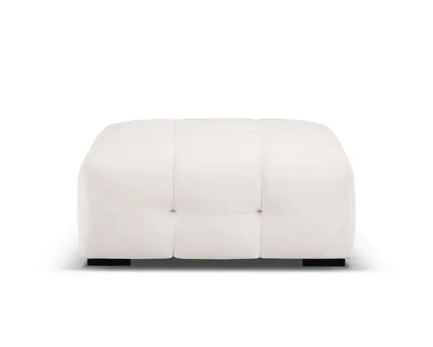 Taburet, Kendal, Micadoni Home, BL, 104x72x45 cm, catifea, gri deschis