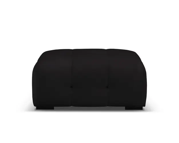 Taburet, Kendal, Micadoni Home, BL, 104x72x45 cm, catifea, negru