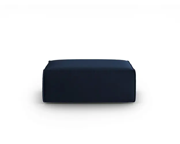 Taburet, Mackay, Cosmopolitan Design, 100x69x40 cm, catifea, albastru royal