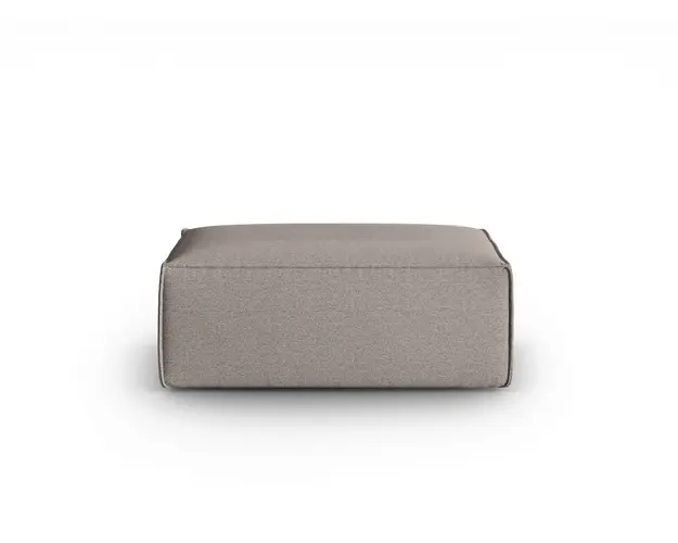 Taburet, Mackay, Cosmopolitan Design, 100x69x40 cm, catifea tricotata, cappuccino