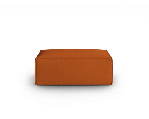 Taburet, Mackay, Cosmopolitan Design, 100x69x40 cm, catifea tricotata, teracota