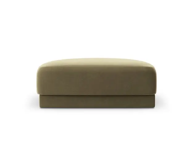 Taburet, Miley, Micadoni Home, BL, 85x85x42 cm, catifea, verde