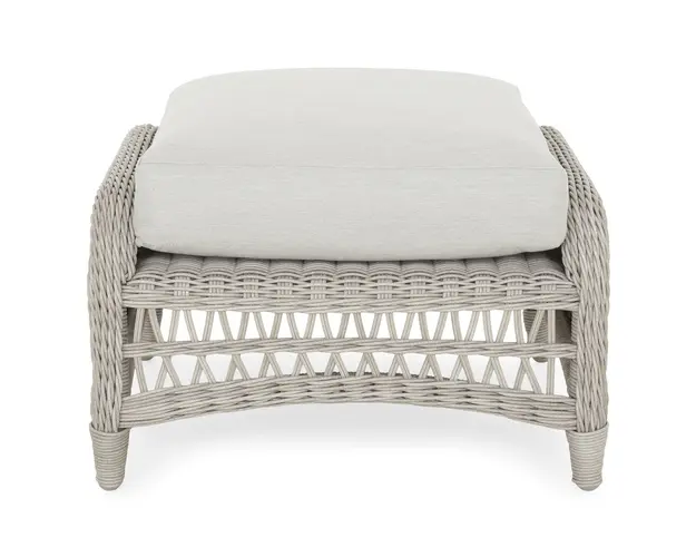 Taburet pentru gradina/terasa Mackinac, 62x77x42 cm, aluminiu, gri