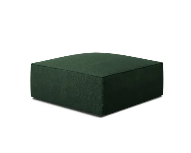 Taburet, Ruby, Micadoni Home, BL, 93x93x40 cm, poliester, verde