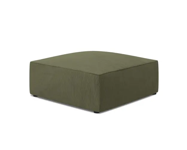 Taburet, Ruby, Micadoni Home, BL, 93x93x40 cm, velur, verde