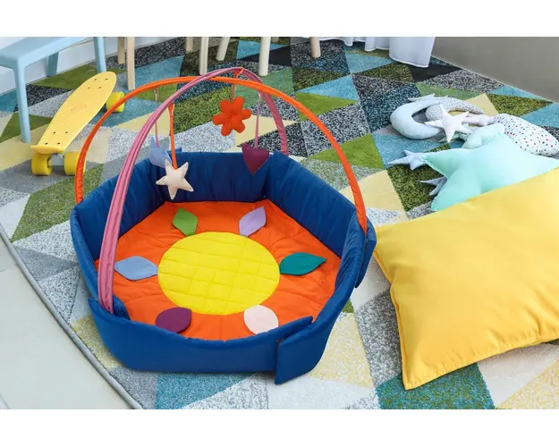 Tarc de joaca, 95x82x20 cm, Interactiv, Multicolor