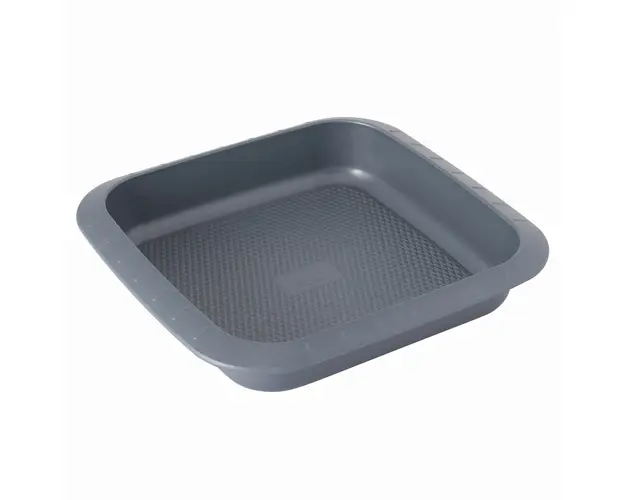 Tava de copt BergHOFF, Gem, 22 x 22 cm, 2 L, otel carbon, strat antiaderent