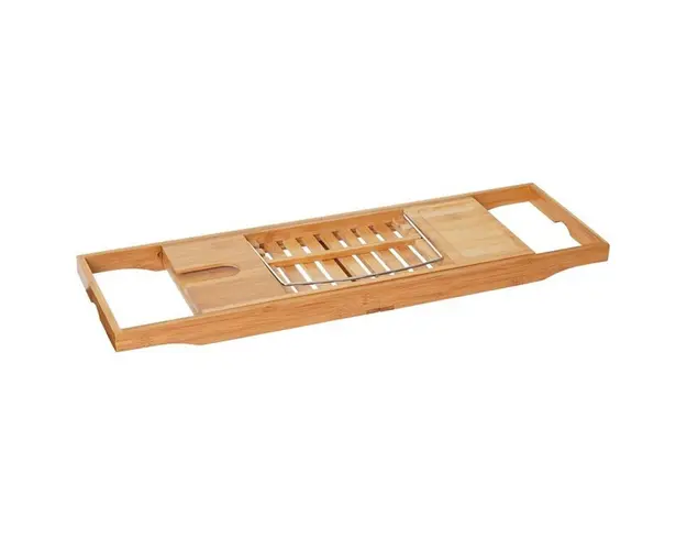 Tava reglabila pentru cada Natureo, 5five, 70-104 x 22 cm, bambus