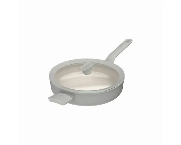 Tigaie cu capac sautepan BergHOFF, Leo Balance Moonmist, Ø26 cm, 2.9 L, aluminiu reciclat, strat antiaderent