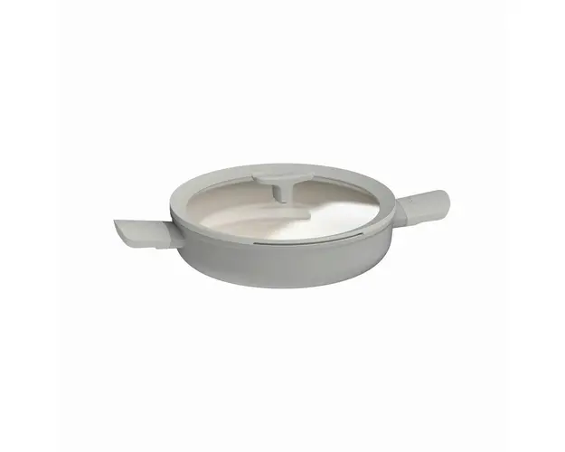 Tigaie cu capac si 2 manere BergHOFF, Leo Balance Moonmist, Ø26 cm, 2.9 L, aluminiu reciclat, strat antiaderent