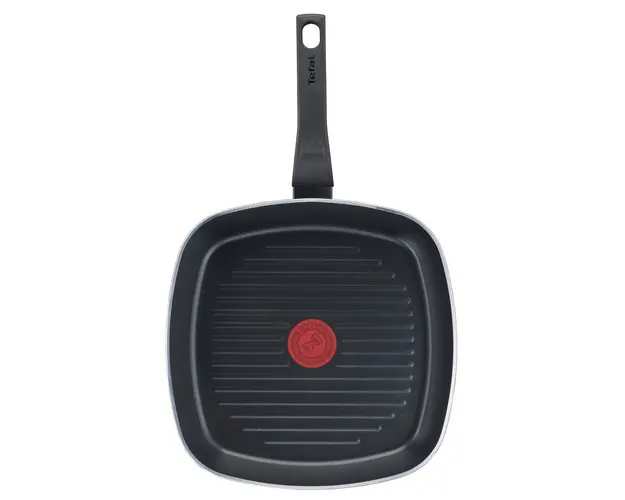 Tigaie Grill, Tefal, Easy Plus, 26 cm Ø, aluminiu