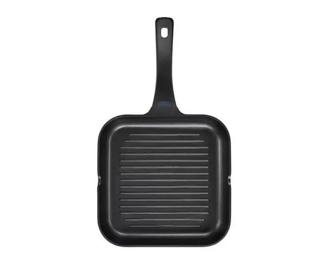 Tigaie grill Ultimo, Ambition, cu acoperire Ilag Ultimate, 28x28 cm, aluminiu