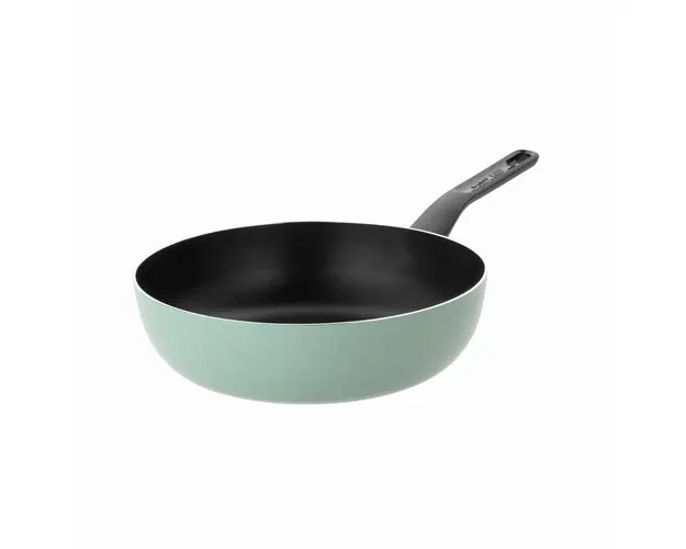 Tigaie wok BergHOFF, Leo Sage, Ø28 cm, aluminiu, invelis antiaderent, verde
