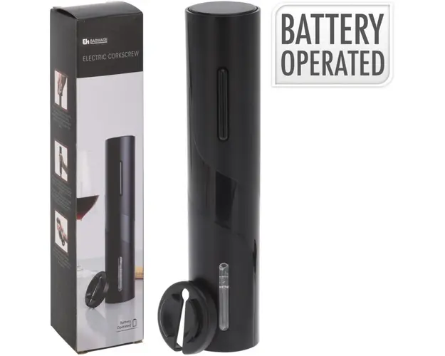 Tirbuson electric Excellent, H23 cm, ABS, negru