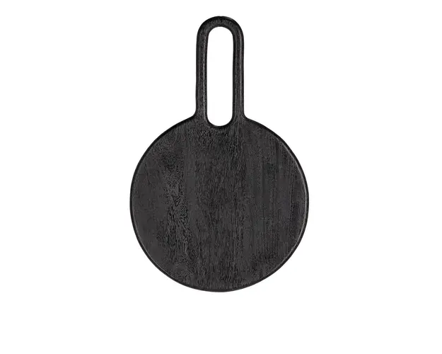 Tocator Eliot M, Bizzotto, 33 x 50 x 1.75 cm, lemn de mango, negru