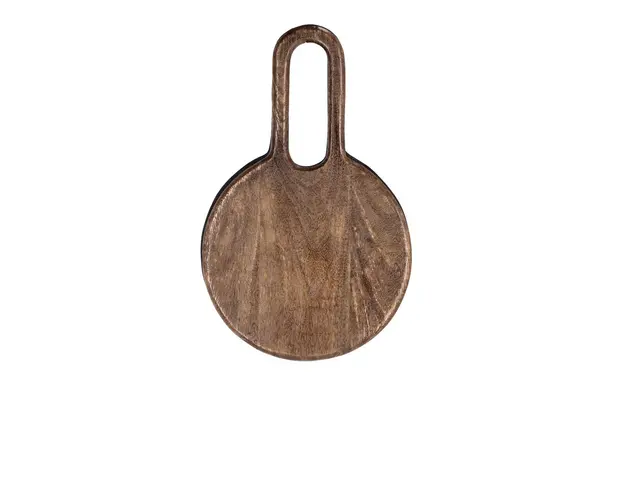 Tocator Eliot S, Bizzotto, 25 x 40 x 1.75 cm, lemn de mango, maro