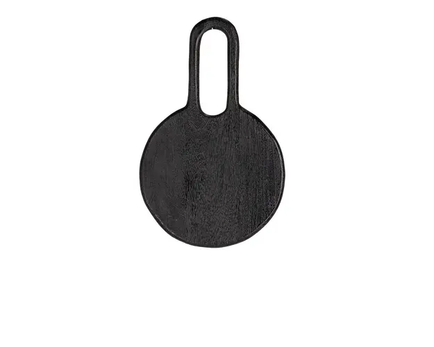 Tocator Eliot S, Bizzotto, 25 x 40 x 1.75 cm, lemn de mango, negru